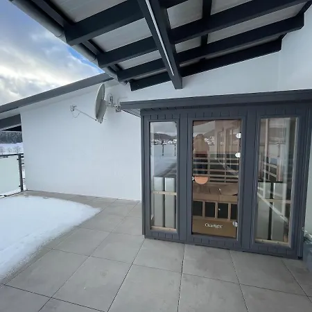 Hohenzollern Wellness Loft Mit Panorama Sauna Apartman Burladingen